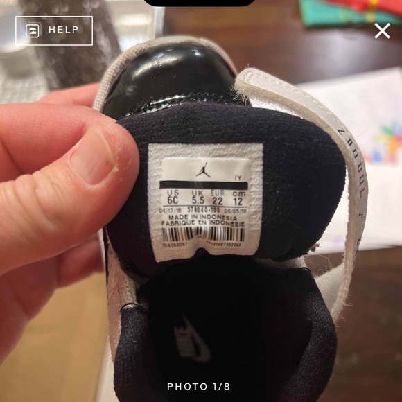 Nike Jordan 11 Concord Infant Size 6 - Picture 7 of 7